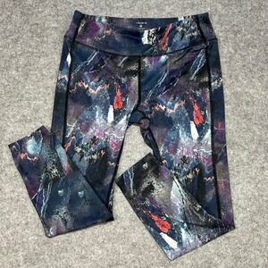 Layer8 Athletic Leggings Women's Size M Abstract Print Workout Activewear